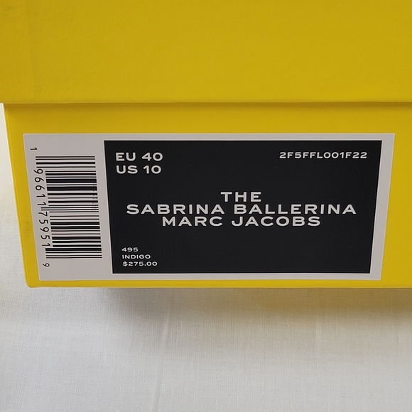 Marc Jacobs The Sabrina Ballerina Embellished Slippers Indigo - Picture 2 of 15